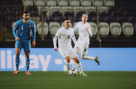 {"titleEn":"Israel v Iceland - EURO 2024 Qualifiers Play-off","description":"BUDAPEST, HUNGARY - MARCH 21: Oscar Gloukh of Israel in action during the EURO 2024 European Qualifiers Play-off football match between Israel and Iceland, at Szusza Ferenc Stadium, in Budapest, Hungary, March 21, 2024. Alex Nicodim / Anadolu (Photo by Alex Nicodim / ANADOLU / Anadolu via AFP)","tags":null,"focusX":0.0,"focusY":0.0}