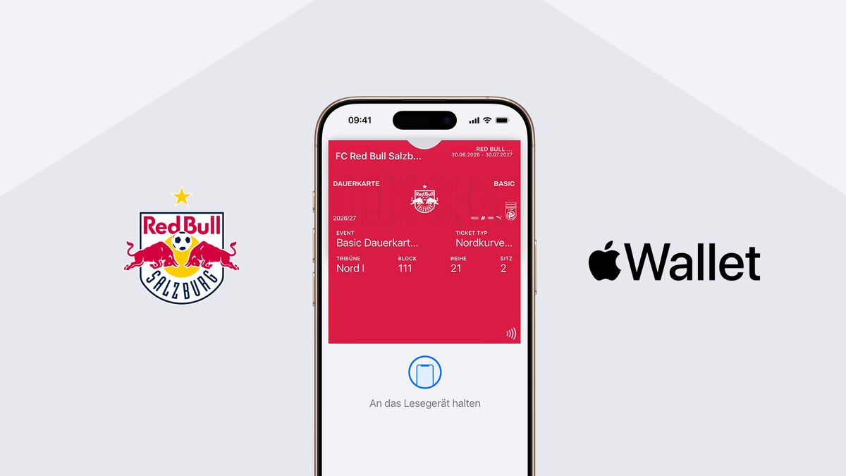 This is how the new Apple NFC ticketing works - | FC Red Bull Salzburg