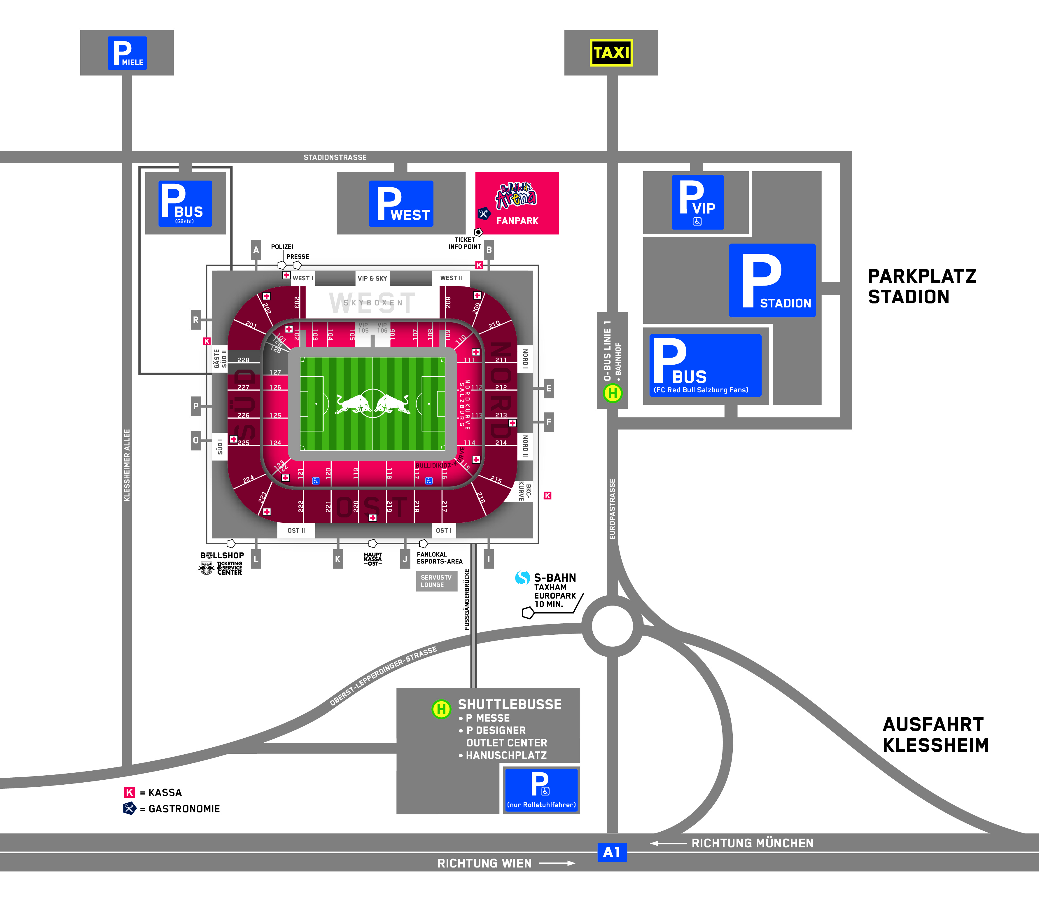 Directions Fc Red Bull Salzburg