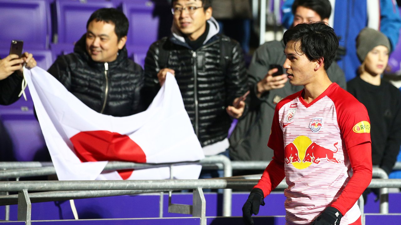 FC Red Bull Salzburg - Takumi Minamino mit zweitem Platz ...