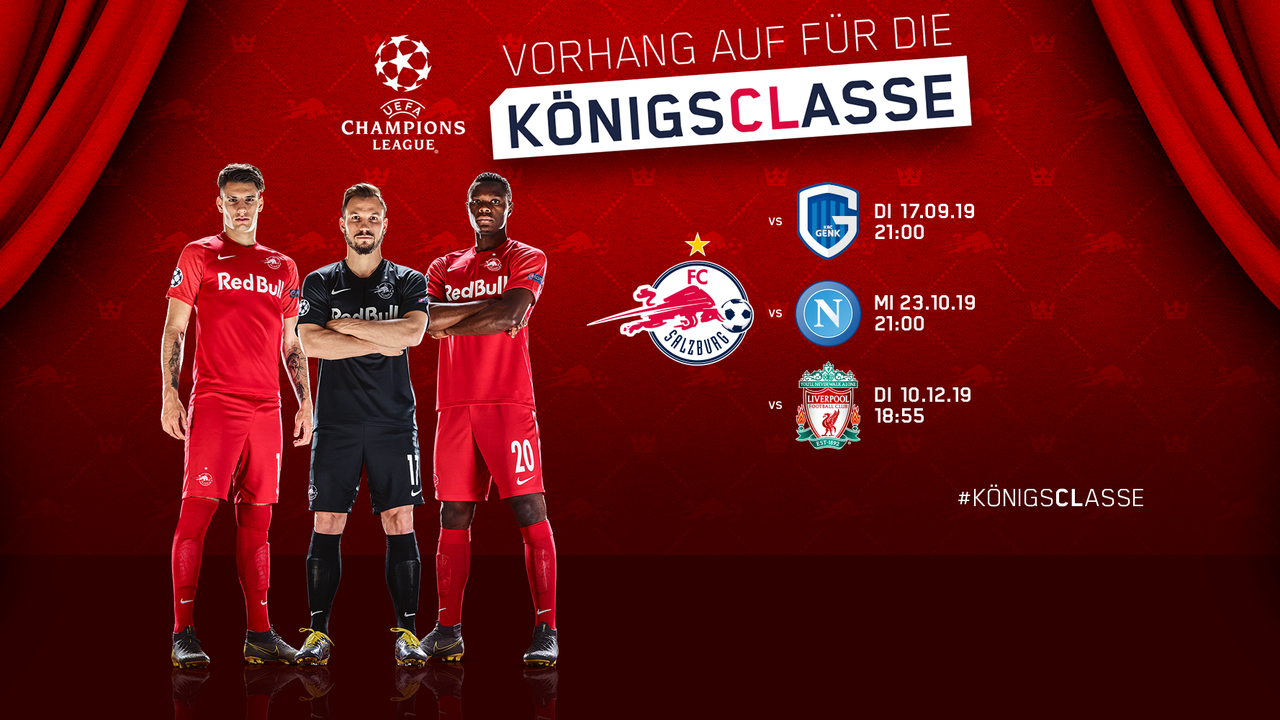 Fc Red Bull Salzburg Mit Schwarz Rot In Die Konigsclasse